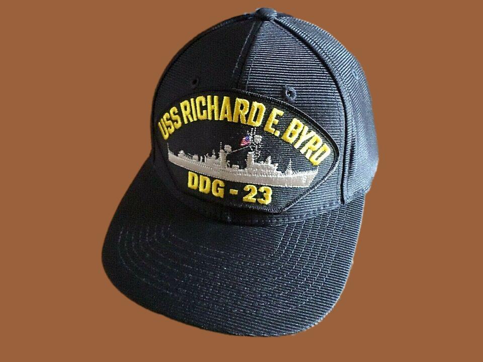 USS RICHARD E. BYRD DDG-23 NAVY SHIP HAT U.S MILITARY OFFICIAL BALL CAP U.S.A