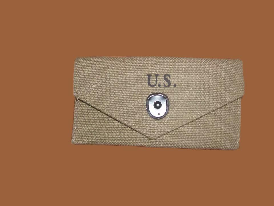 WWII U.S MILITARY FIRST AID PACKET POUCH M-1924 NEW REPRODUCTION