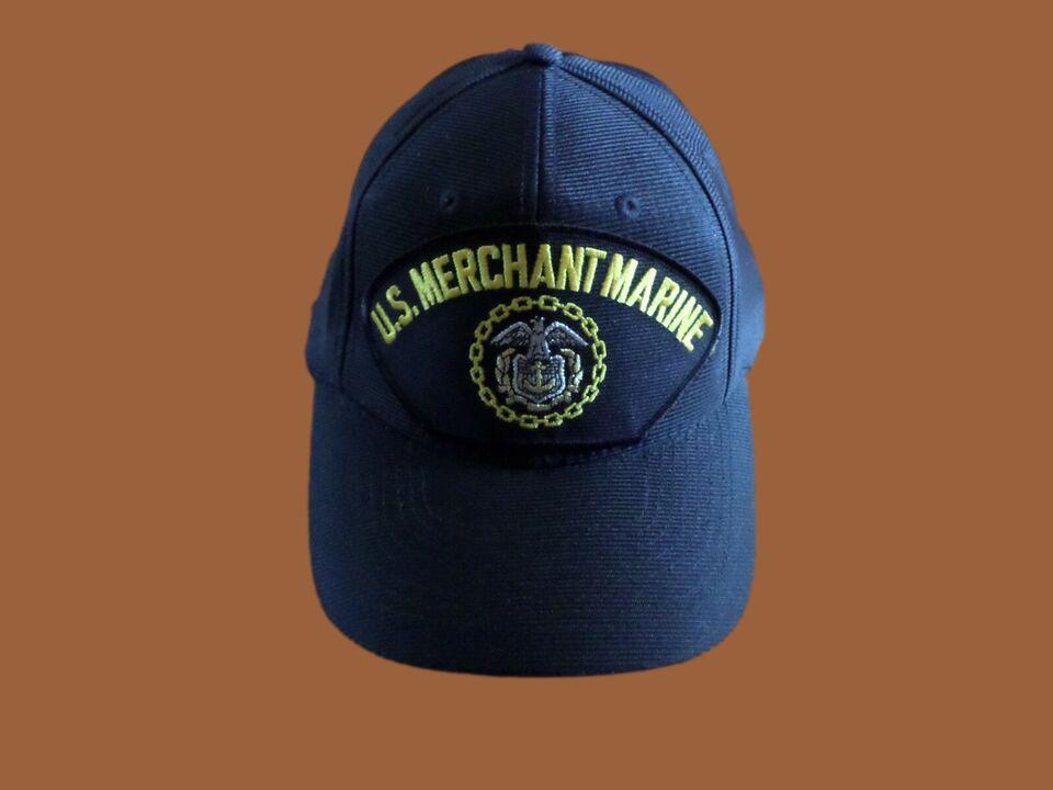 U.S MERCHANT MARINE U.S NAVY SHIP HAT OFFICIAL U.S MILITARY BALL CAP U.S.A MADE