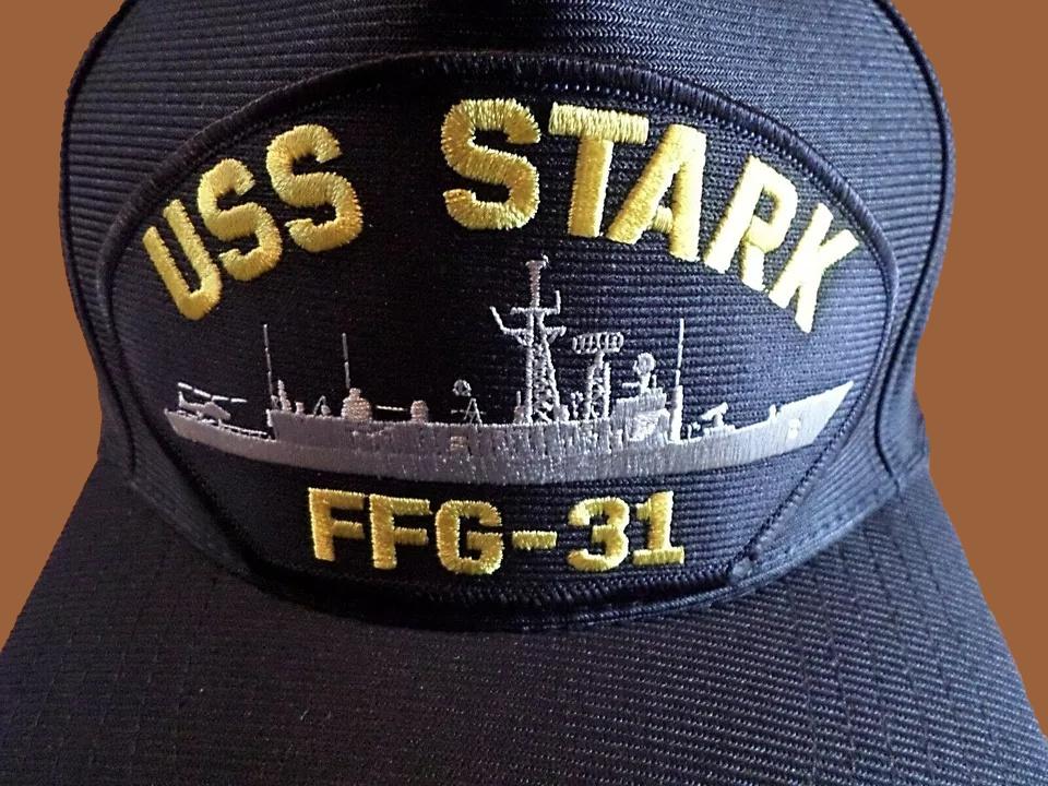 USS STARK FFG-31 NAVY SHIP HAT U.S MILITARY OFFICIAL BALL CAP U.S.A MADE