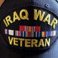 IRAQ WAR VETERAN HAT U.S MILITARY OFFICIAL BALL CAP U.S.A MADE