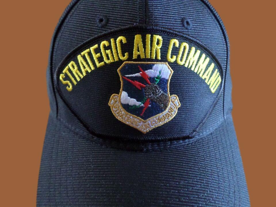 U.S AIR FORCE SAC MILITARY HAT OFFICIAL BALL CAP STRATEGIC AIR COMMAND USA MADE