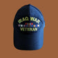 IRAQ WAR VETERAN HAT U.S MILITARY OFFICIAL BALL CAP U.S.A MADE