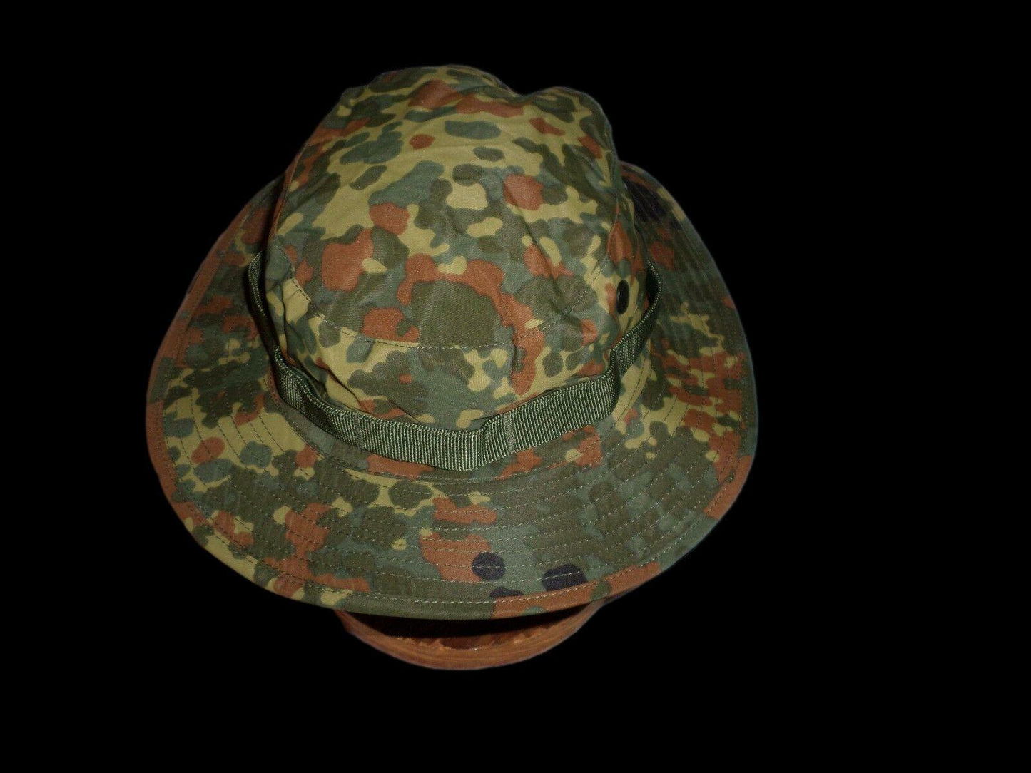 NEW GERMAN FLECKTARN CAMOUFLAGE TRILAM BOONIE HAT SIZE LARGE