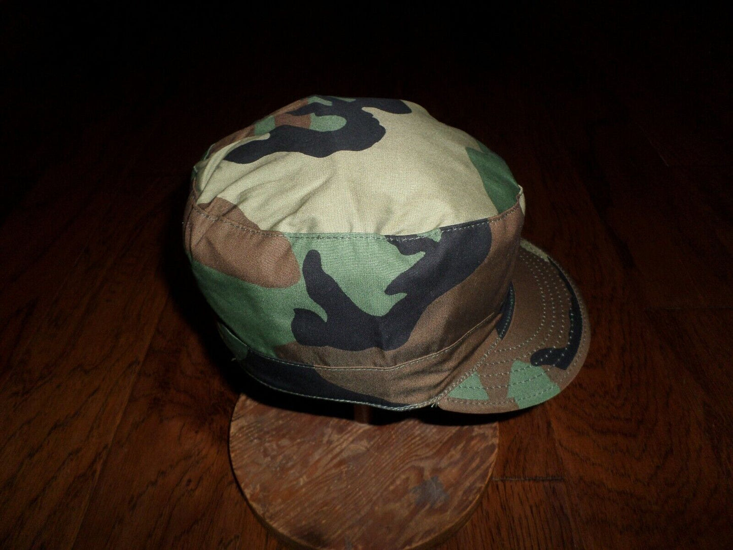 Military Army Style Woodland Camouflage Combat Hat 100% Cotton BDU Cap New