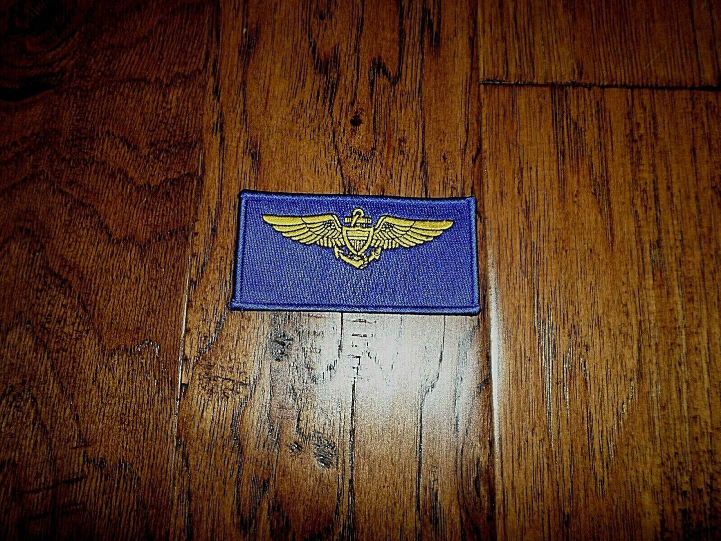 U.S. MILITARY NAVY AVIATOR PATCH FLIGHT SUIT CHEST TAB  U.S NAVY  4" X 2"