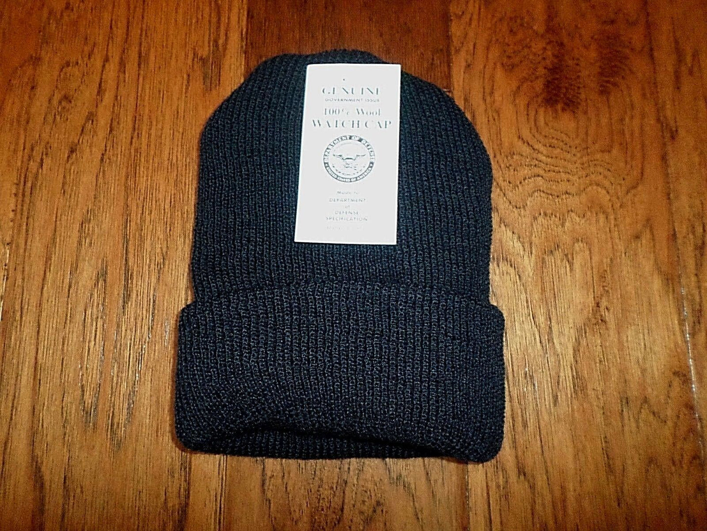 NEW GENUINE MILITARY WATCH CAP NAVY BLUE 100% WOOL 2 PLY U.S.A MADE BEANIE