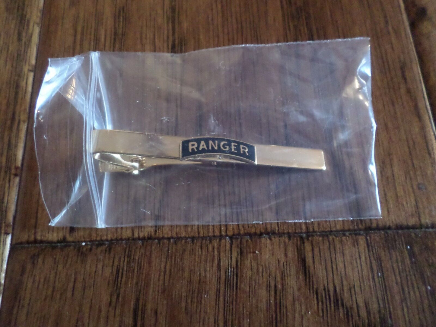 U.S MILITARY ARMY RANGER ROCKER TIE BAR TIE TAC  CLIP ON U.S.A MADE