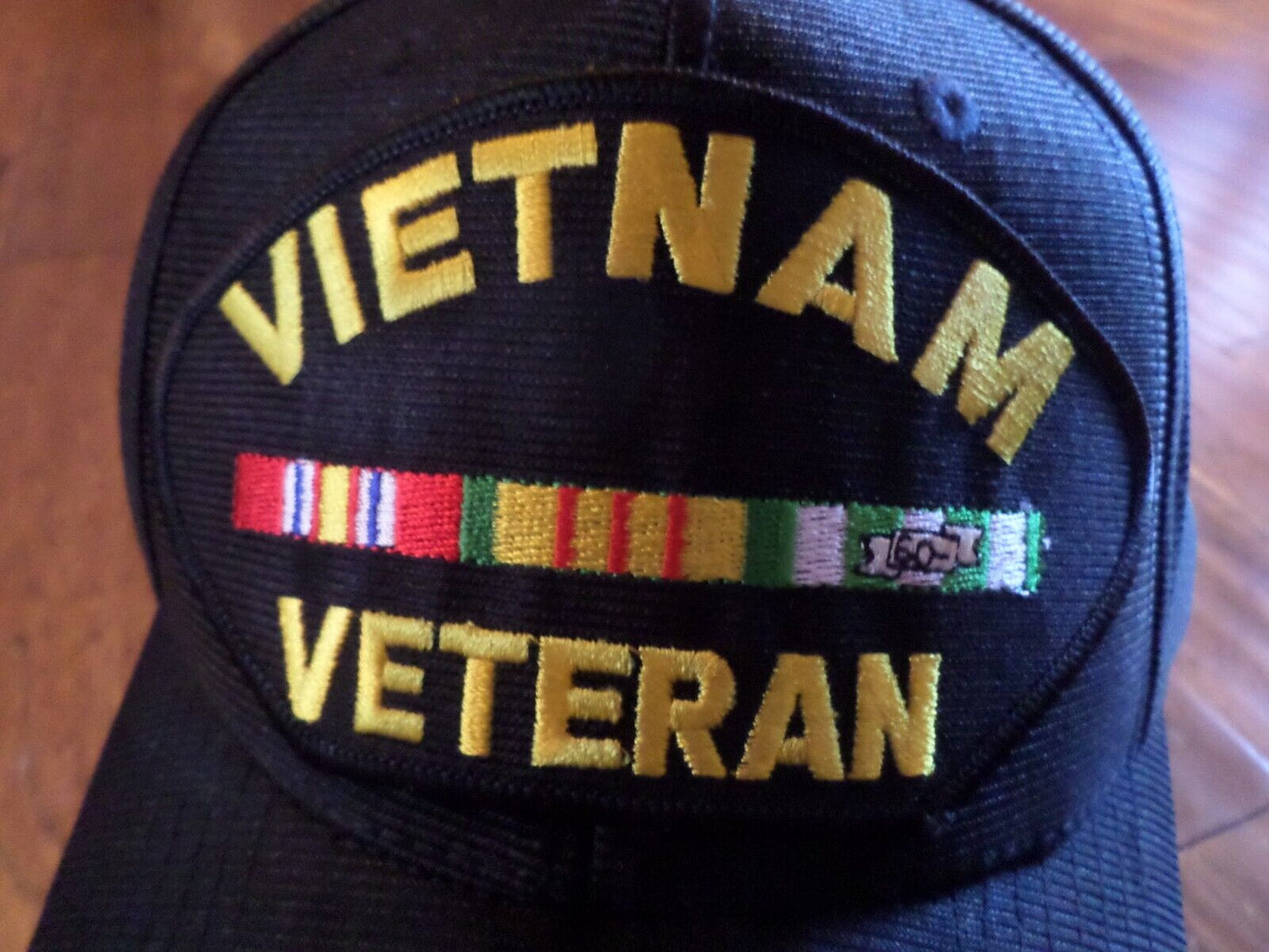 U.S MILITARY VIETNAM VETERAN HAT U.S MILITARY OFFICIAL BALL CAP U.S.A MADE