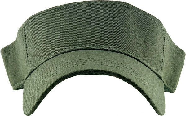 OD GREEN SUN VISOR CAP HAT ADJUSTABLE SIZE NEW IN BAGS