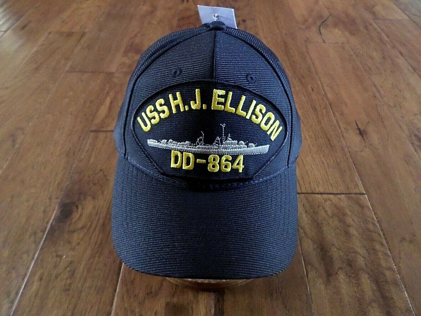 USS H.J ELLISON DD-864 NAVY SHIP HAT U.S MILITARY OFFICIAL BALL CAP U.S MADE