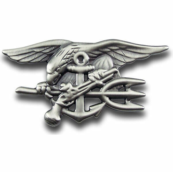 U.S NAVY SEALS SPECIAL WARFARE SEAL TEAM TRIDENT INSIGNIA PIN BADGE MINIATURE