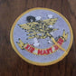 U.S MILITARY NAVY SEAL TEAM SIX PATCH 3" X 3" EMBROIDERED HEAT TRANSFER PATCH