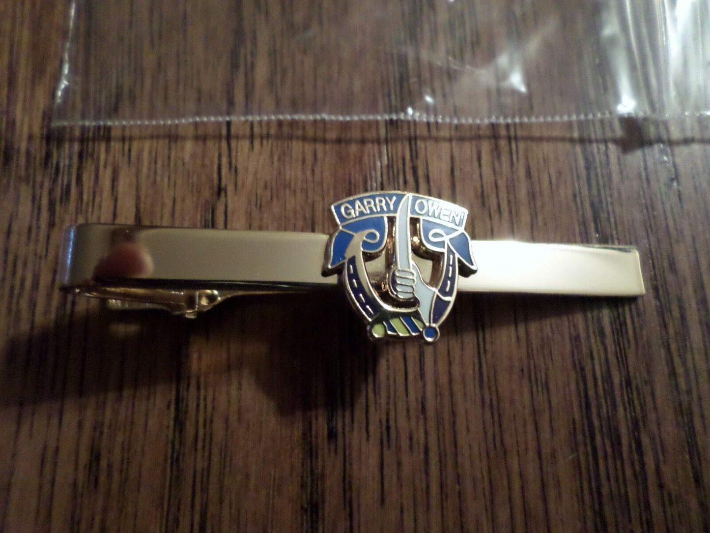 U.S MILITARY 7th CAVALRY CAV GARRY OWENS TIE BAR TIE TAC MADE IN THE U.S.A