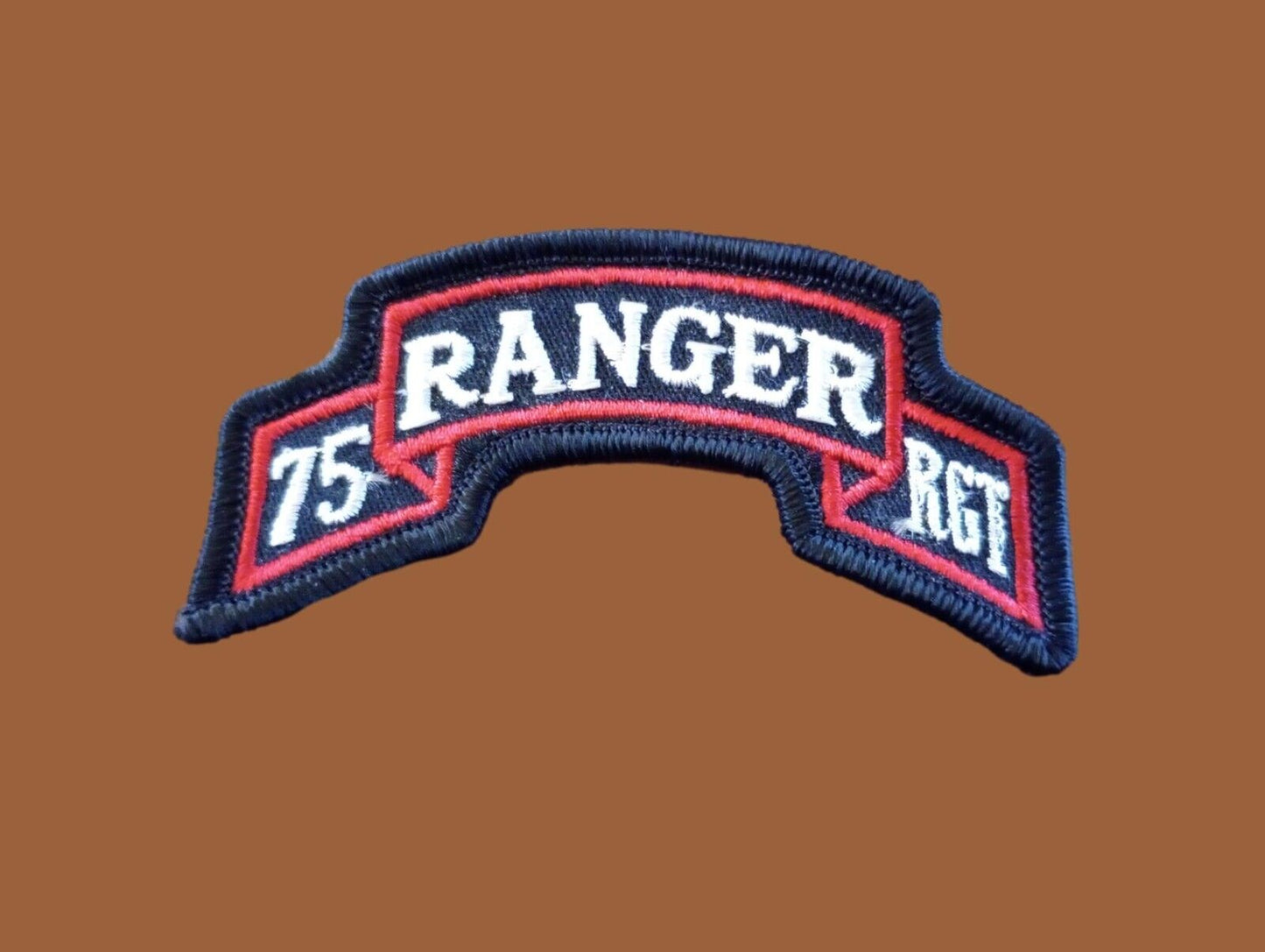 U.S MILITARY ARMY 75th RANGER RGT TAB PATCH RANGERS SHOULDER ROCKER SCROLL