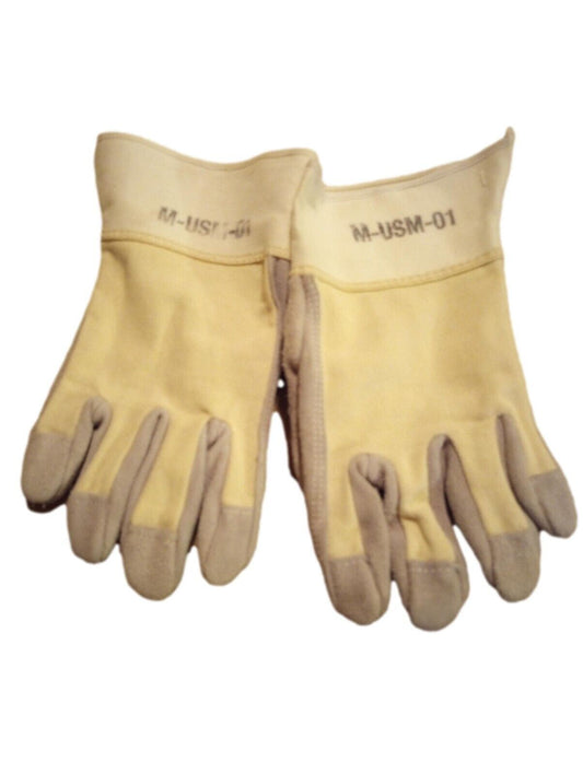 MILITARY ISSUE LEATHER WORK GLOVES U.S.A MADE NEW OLD STOCK
