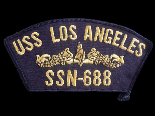 USS LOS ANGELES SUBMARINE SSN-688 U.S NAVY SHIP PATCH NOS