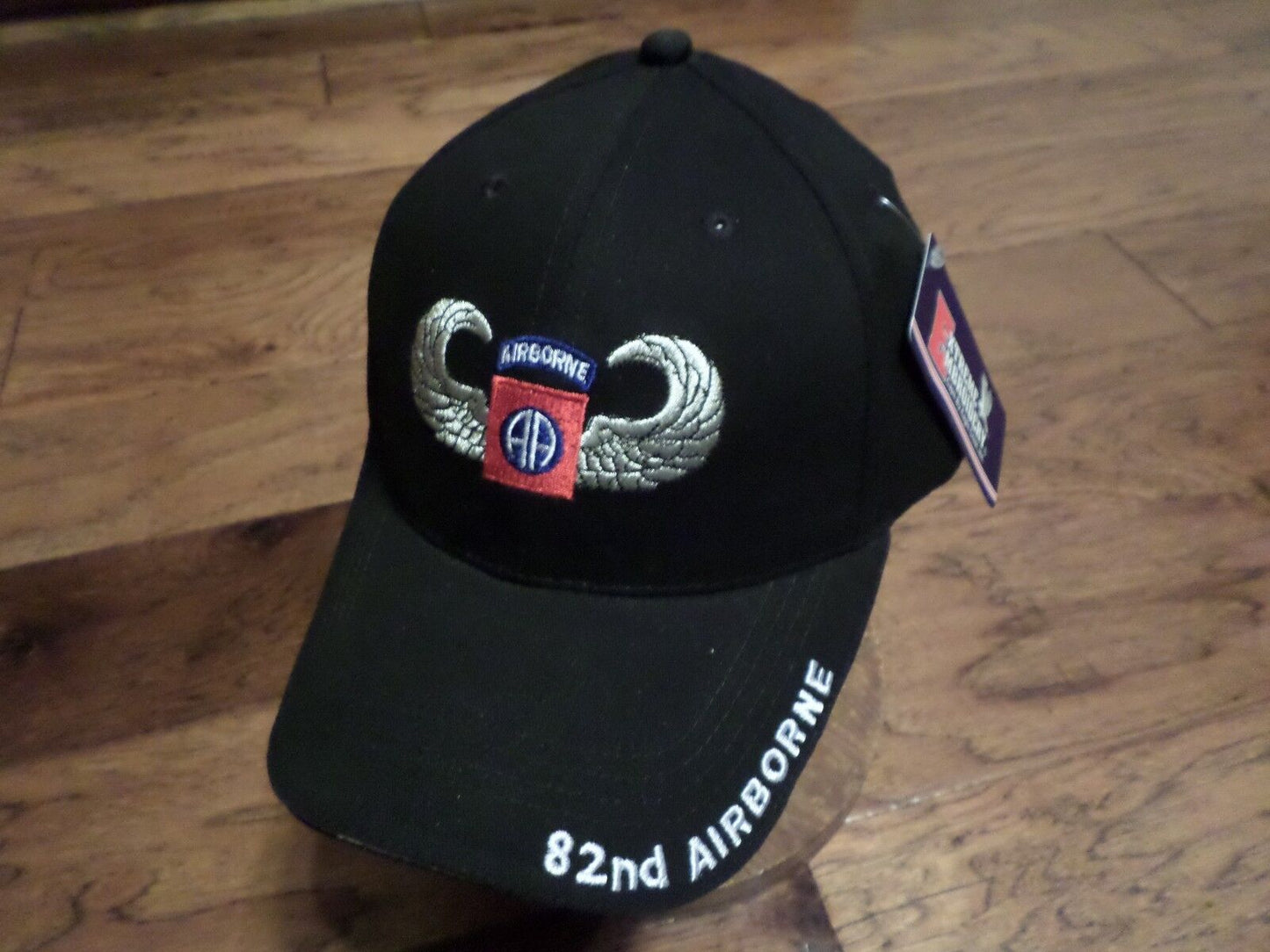 NEW U.S.MILITARY ARMY 82ND AIRBORNE HAT EMBROIDERED JUMP WINGS BALL CAP