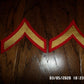 MARINE CORPS PRIVATE FIRST CLASS SHOULDER PATCHES DRESS BLUES UNIFORM CHEVRON