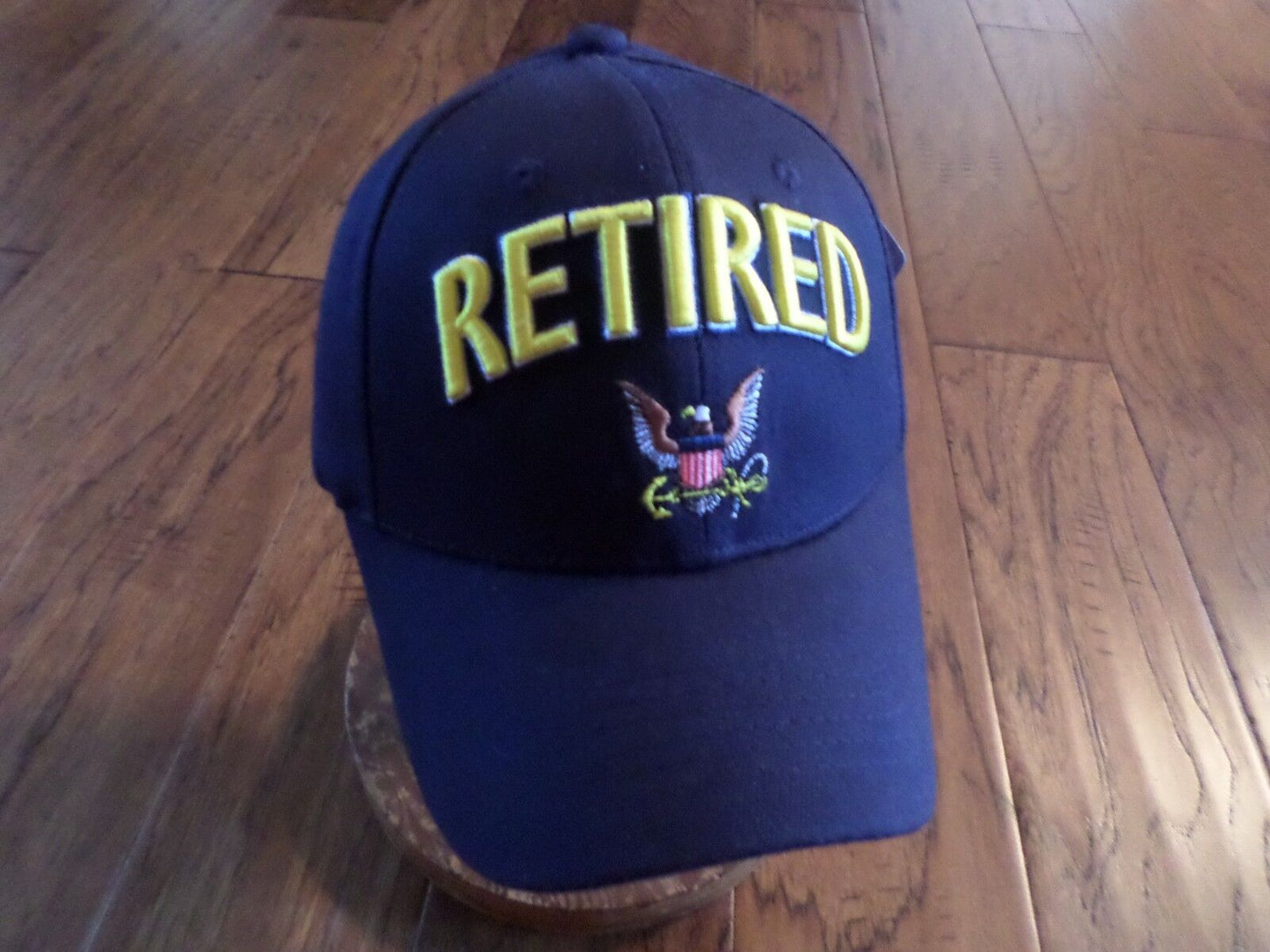 NEW U.S MILITARY NAVY RETIRED HAT EMBROIDERED OFFICIAL NAVY BALL CAP