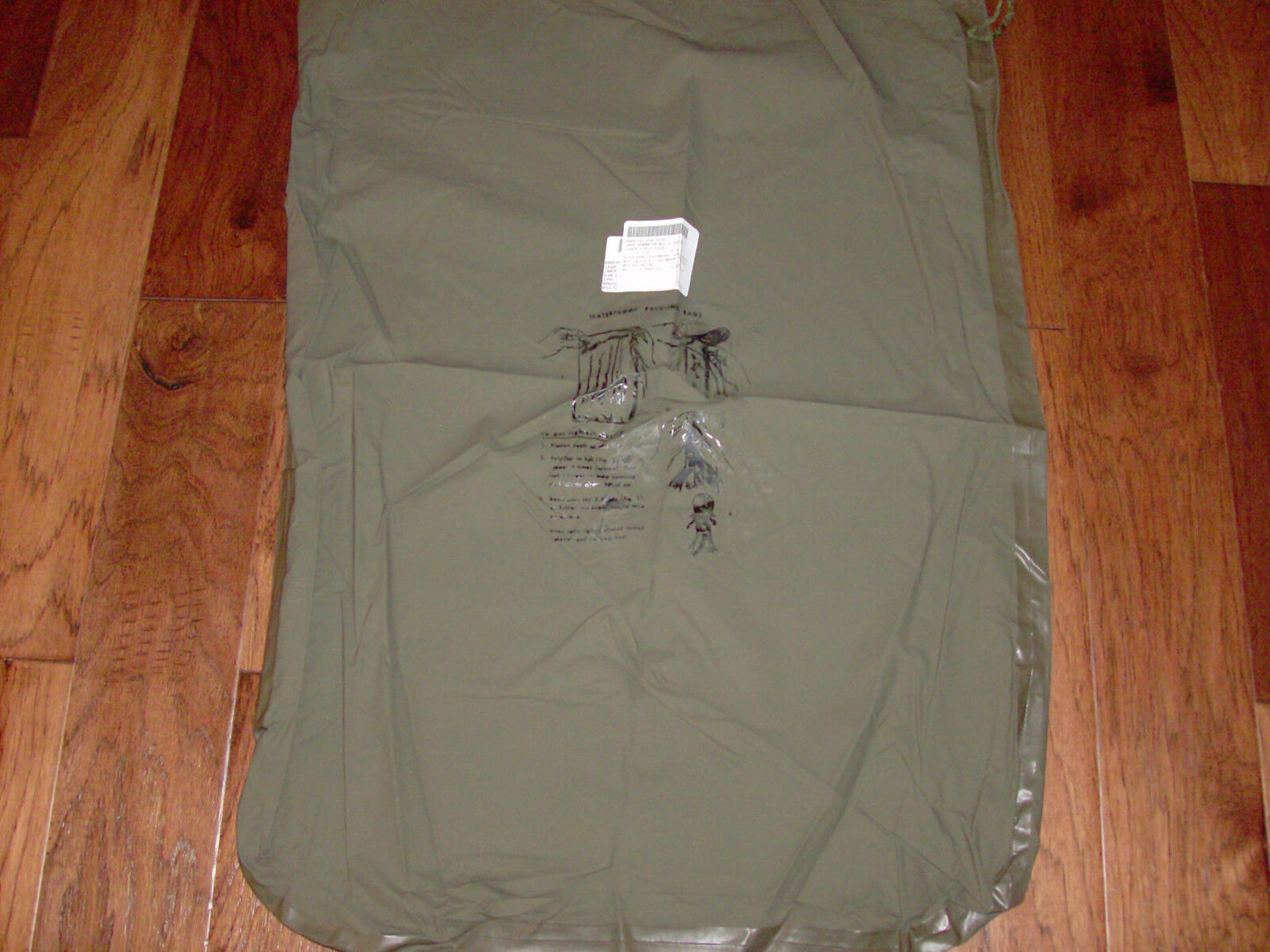 U.S MILITARY ISSUE WATERPROOF FIELD PACK LINER SIZE 3  32X23 FITS IN BACKPACK