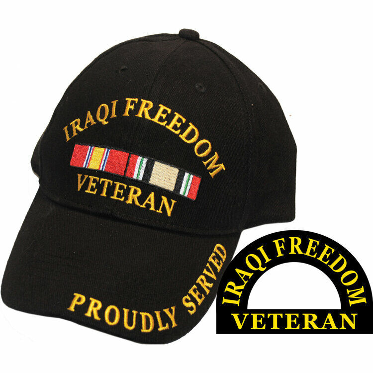 U.S Military Iraqi Freedom Veteran Hat Embroidered Baseball Cap