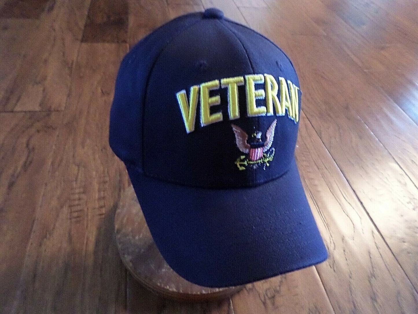 NEW U.S MILITARY NAVY VETERAN HAT EMBROIDERED BALL CAP OFFICIAL NAVY CAP