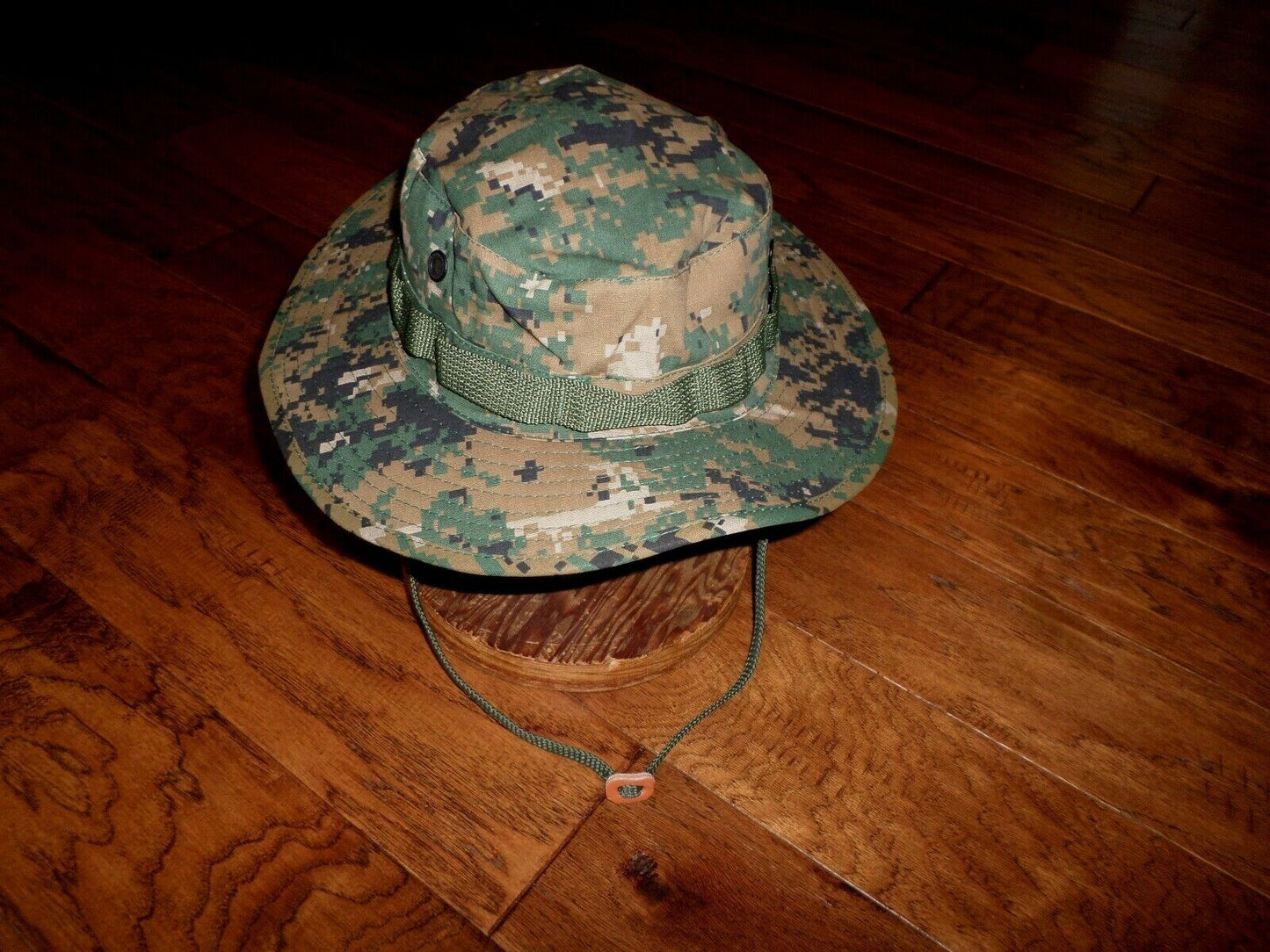 NEW DIGITAL WOODLAND BOONIE HAT SIZE X-LARGE MARINE CORPS CAMOUFLAGE PATTERN