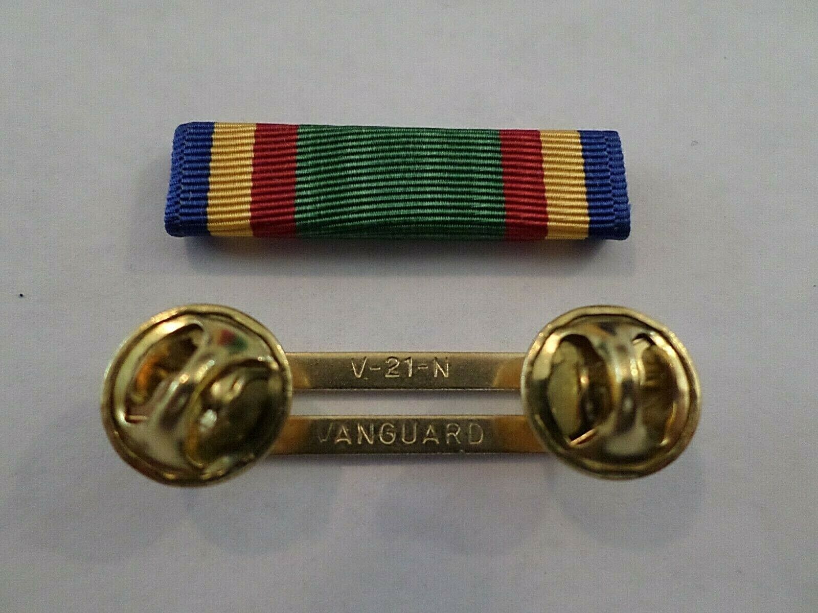 Navy Command Ribbon NAVY UNIT COMMENDATION RIBBON WITH BRASS RIBBON HOLDER US MILITARY ...
