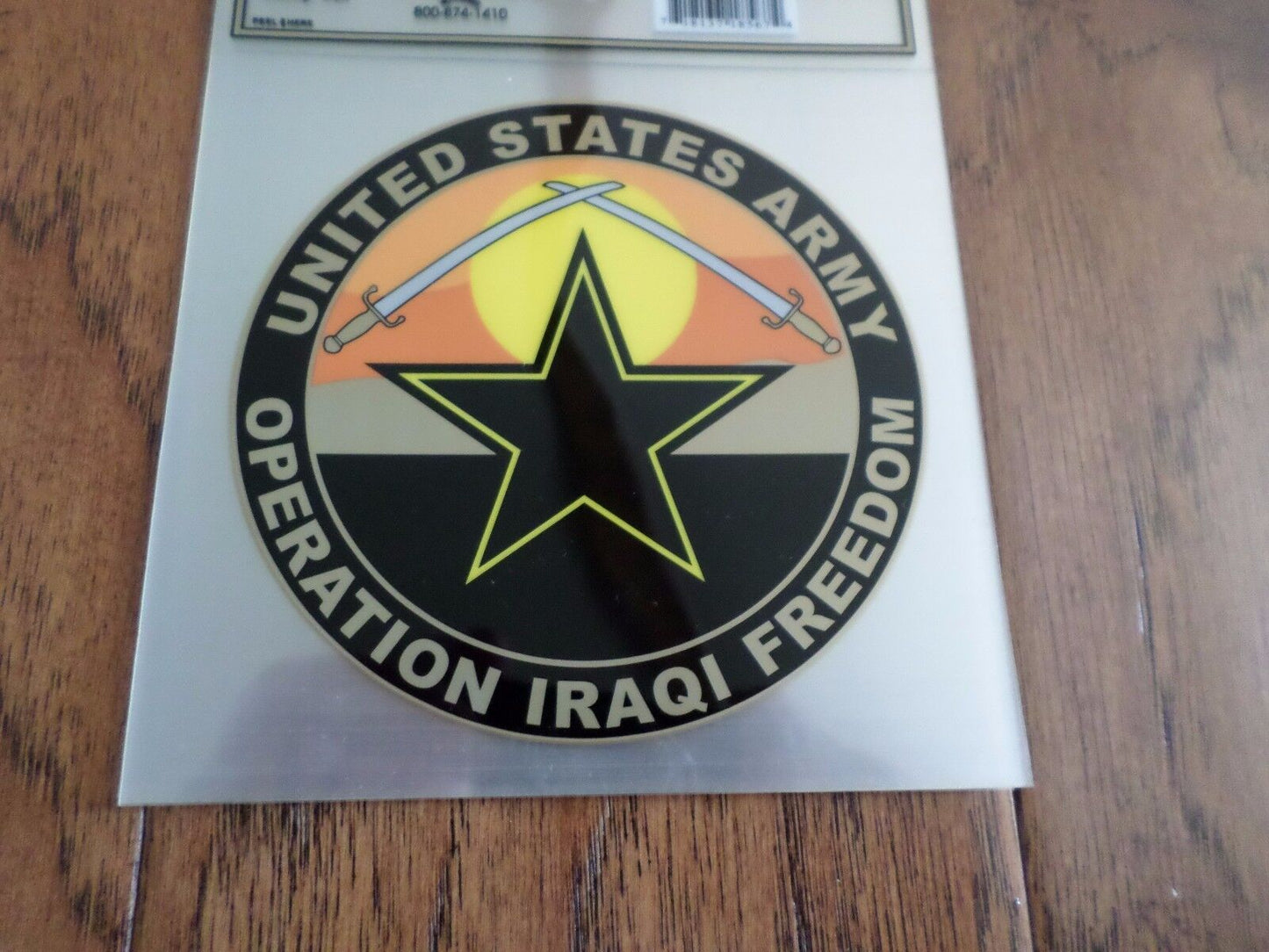 U.S MILITARY ARMY OPERATION IRAQI FREEDOM WINDOW DECAL BUMPER STICKER 5X5