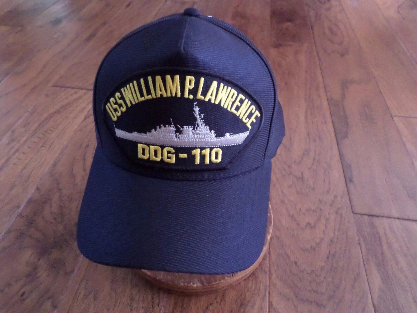 USS WILLIAM P LAWRENCE DDG-110 NAVY SHIP HAT U.S MILITARY OFFICIAL BALL CAP USA