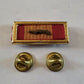 ARMY REPUBLIC OF VIETNAM GALLANTRY CROSS UNIT CITATION RIBBON WITH BRASS HOLDER