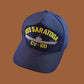 USS SARATOGA CV-60 U.S NAVY SHIP HAT OFFICIAL U.S MILITARY BALL CAP U.S.A MADE