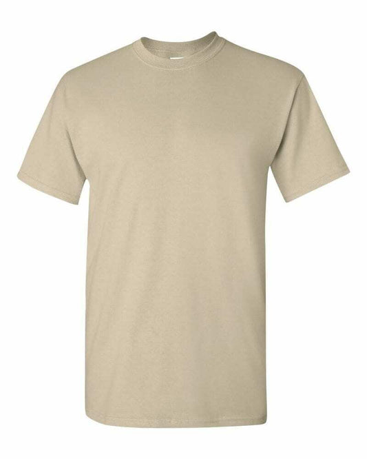 GENUINE U.S MILITARY SAND COLOR T-SHIRT SHORT SLEEVE SIZE MEDIUM U.S.A MADE