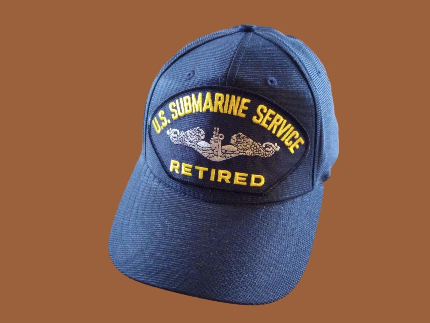 U.S SUBMARINE SERVICE RETIRED U.S NAVY SHIP HAT OFFICIAL MILITARY BALL CAP U.S.A