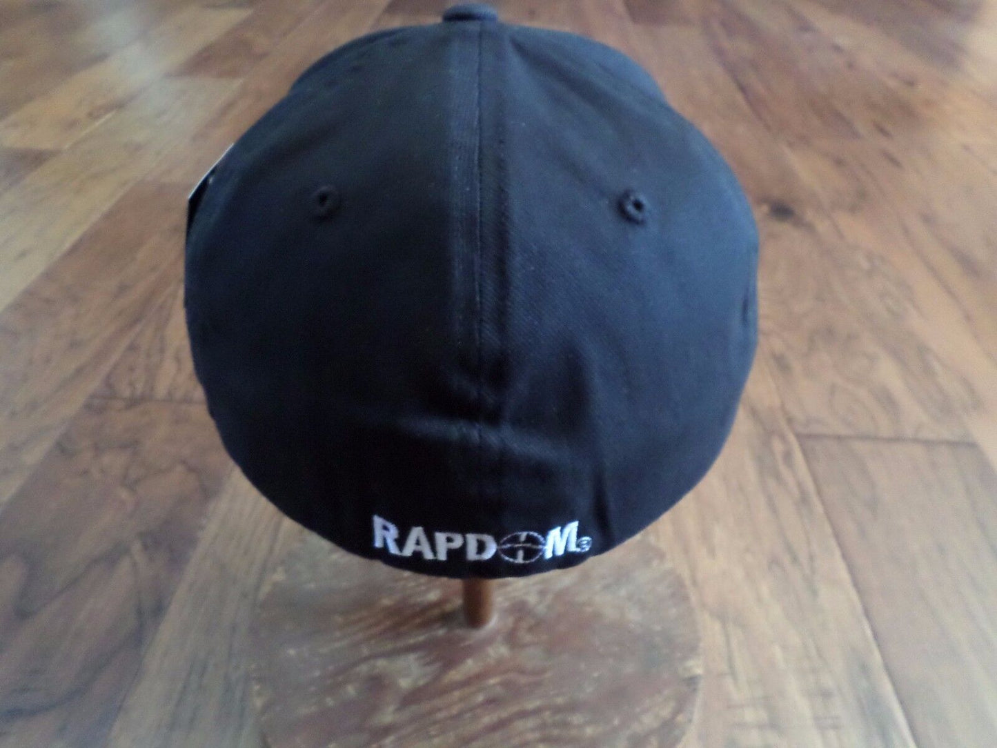 New Black Tactical RapDom Flex Baseball Hat Cap Rapdom logo on front