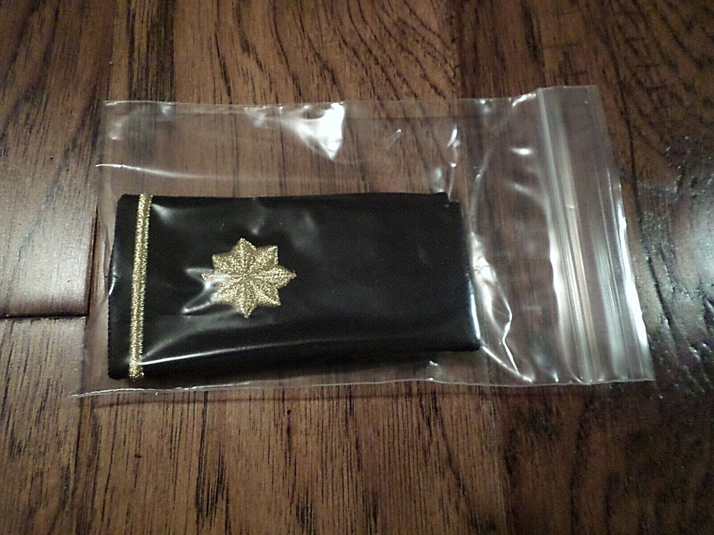 U.S MILITARY ARMY MAJOR EPAULETS SHOULDER RANK BLACK USA MADE POLICE SECURITY