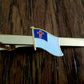 CHRISTIAN FLAG TIE BAR TIE TAC RELIGIOUS INSPIRATIONAL U.S.A MADE