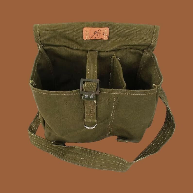 ROMANIAN MILITARY SHOULDER BAG WITH ADJUSTABLE STRAP COMBAT DAY PACK SURPLUS