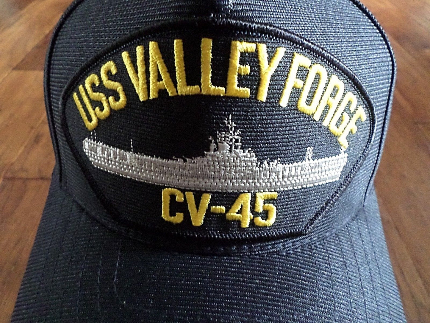 USS VALLEY FORGE CV-45 U.S NAVY SHIP HAT OFFICIAL U.S MILITARY BALL CAP U.S MADE