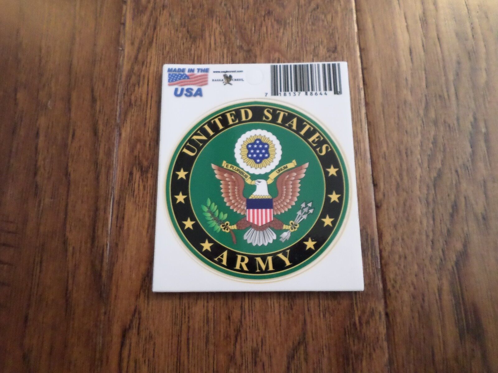 U.S MILITARY ARMY WINDOW DECAL BUMPER STICKER MADE IN THE U.S.A – Clay ...