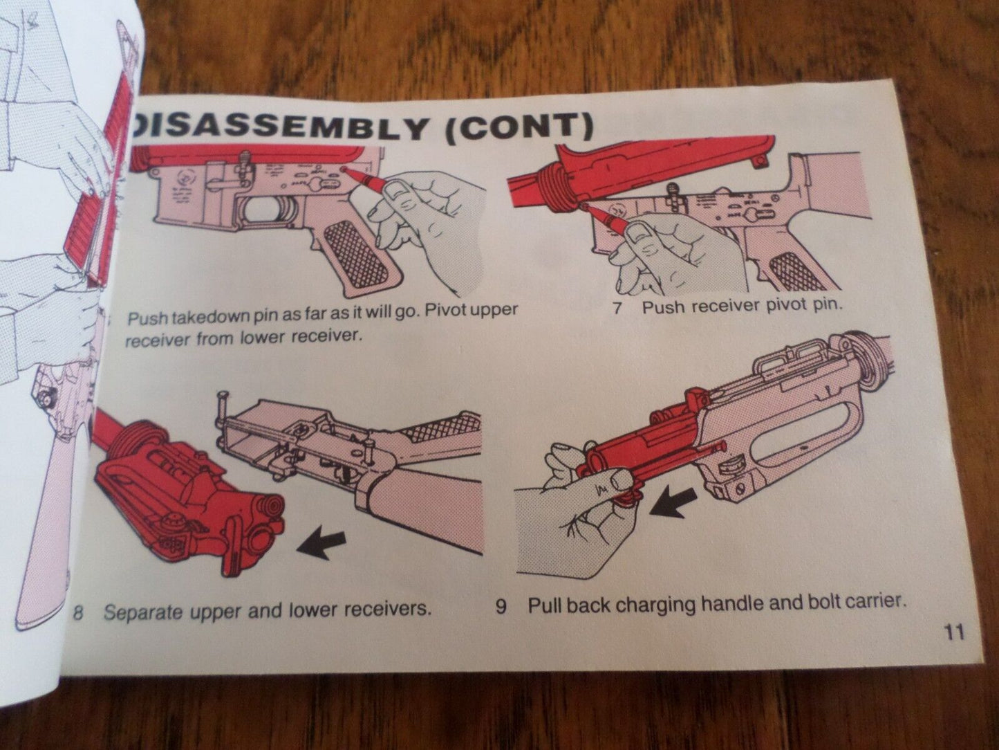 M16A2  5.56-MM Rifle Manual & Components list Handbook