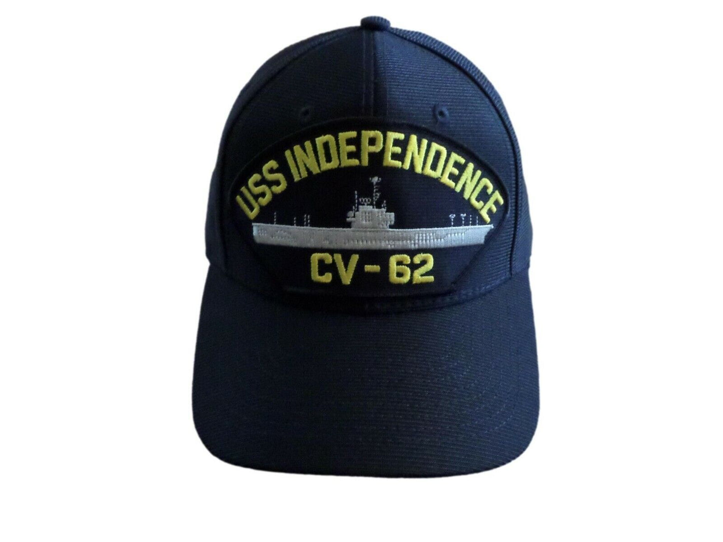 USS INDEPENDENCE CV-62 NAVY SHIP HAT U.S MILITARY OFFICIAL BALL CAP U.S.A MADE