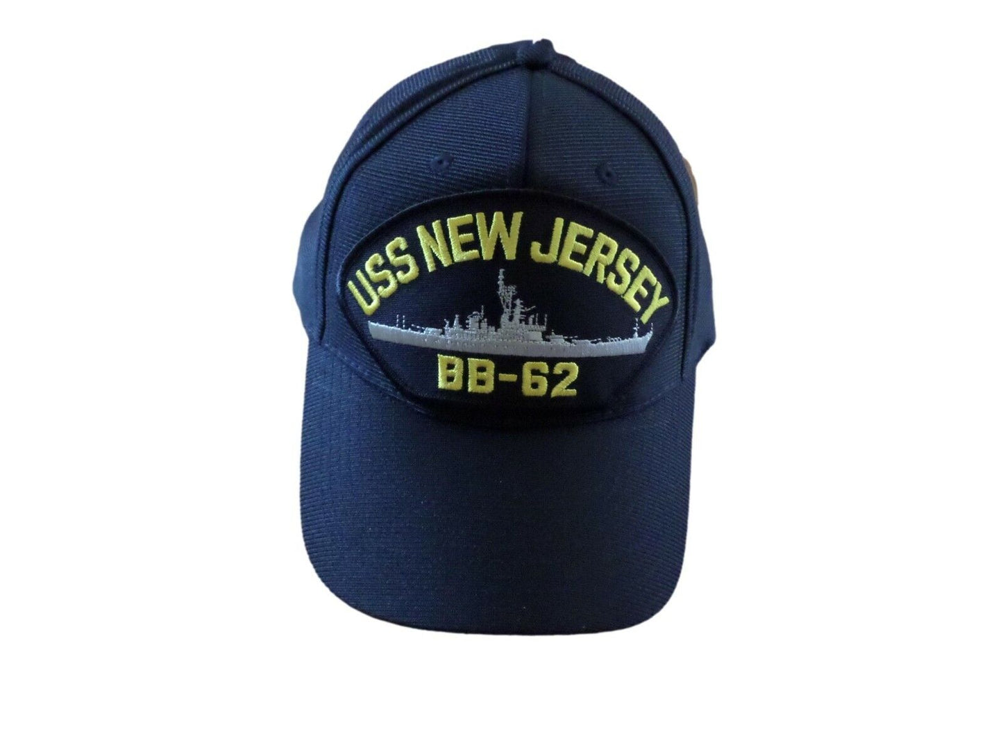 USS NEW JERSEY BB-62 U.S NAVY SHIP HAT OFFICIAL U.S MILITARY BALL CAP U.S.A MADE