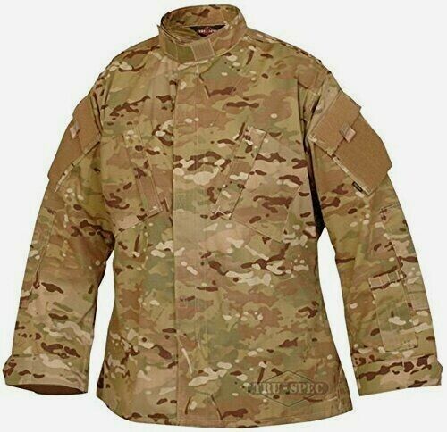 TACTICAL RESPONSE OCP UNIFORM SHIRT MULTICAM CAMOUFLAGE NYCO RIP-STOP L & XL