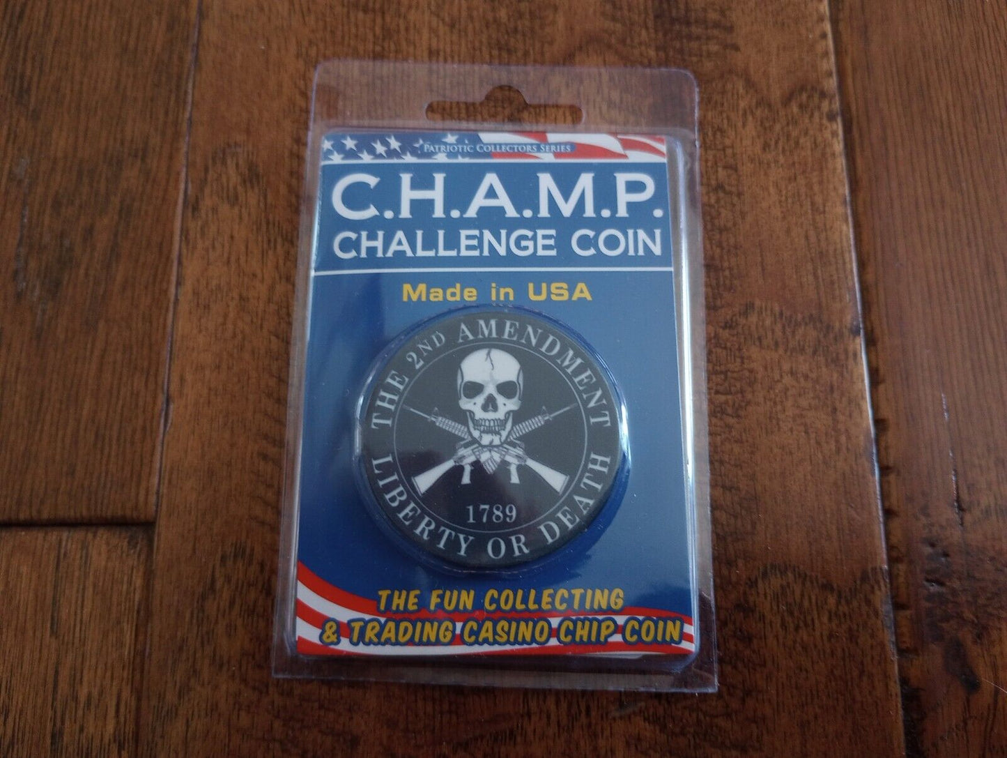 2nd AMENDMENT CHALLENGE COIN POKER CHIP COIN NEW IN PACKAGE