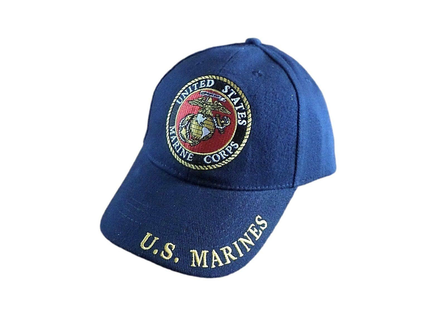 NEW U.S MILITARY MARINE CORPS EMBROIDERED BLUE HAT CAP OFFICIAL LICENSED HATS