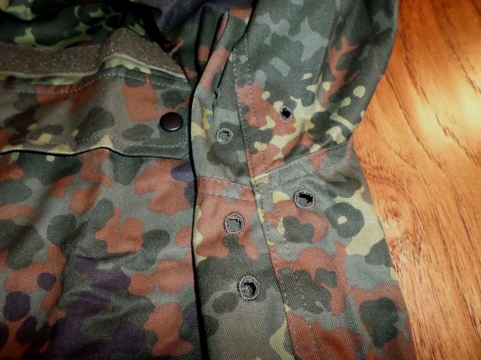 NEW GERMAN ARMY ISSUE FLECKTARN FLECK CAMOUFLAGE SHIRT/JACKET SIZE