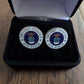 U.S MILITARY AIR FORCE CUFFLINKS WITH JEWELRY BOX 1 SET CUFF LINKS BOXED