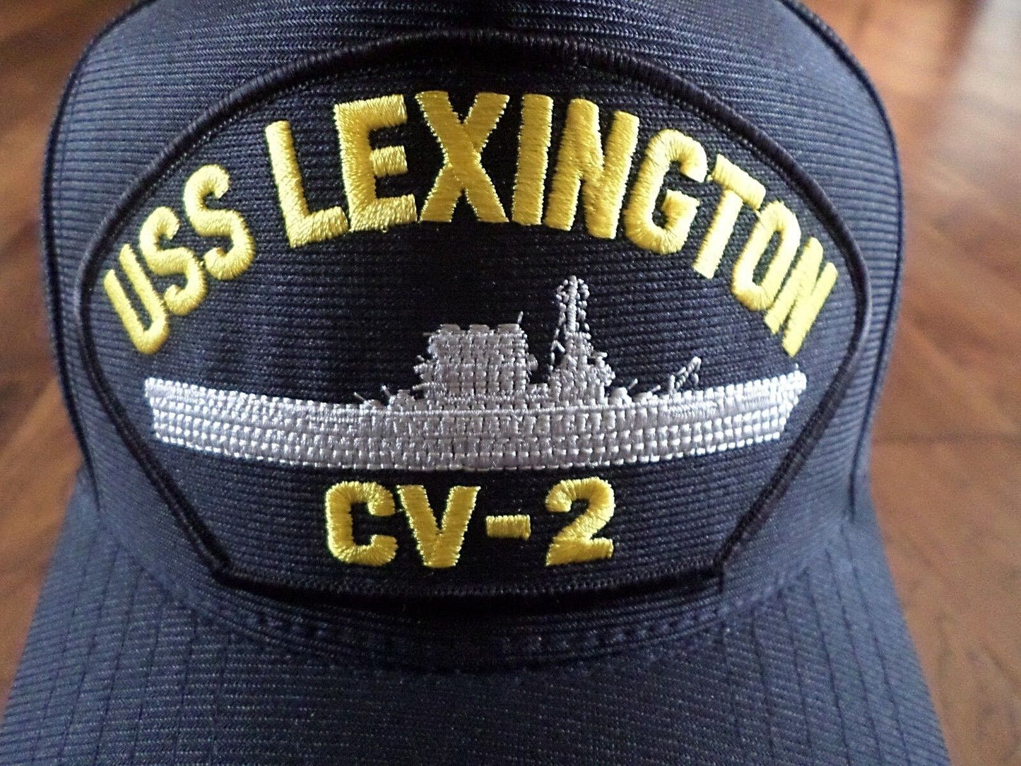 USS LEXINGTON CV-2 U.S NAVY SHIP HAT U.S MILITARY OFFICIAL BALL CAP U.S.A MADE